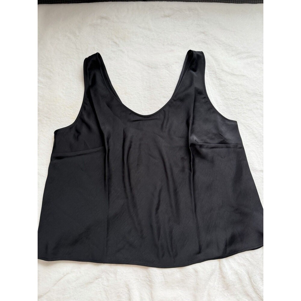 A New Day Black Scoop Neck Sleeveless Wide Strap Cami Tank, 2XL